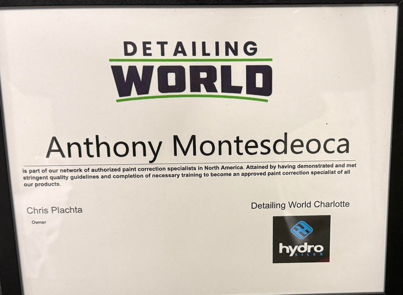 Paint Correction Specialist Certificate